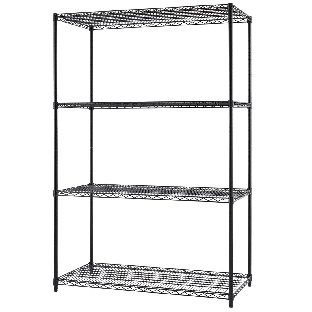 TRINITY – Étagère noire à 4 tablettes