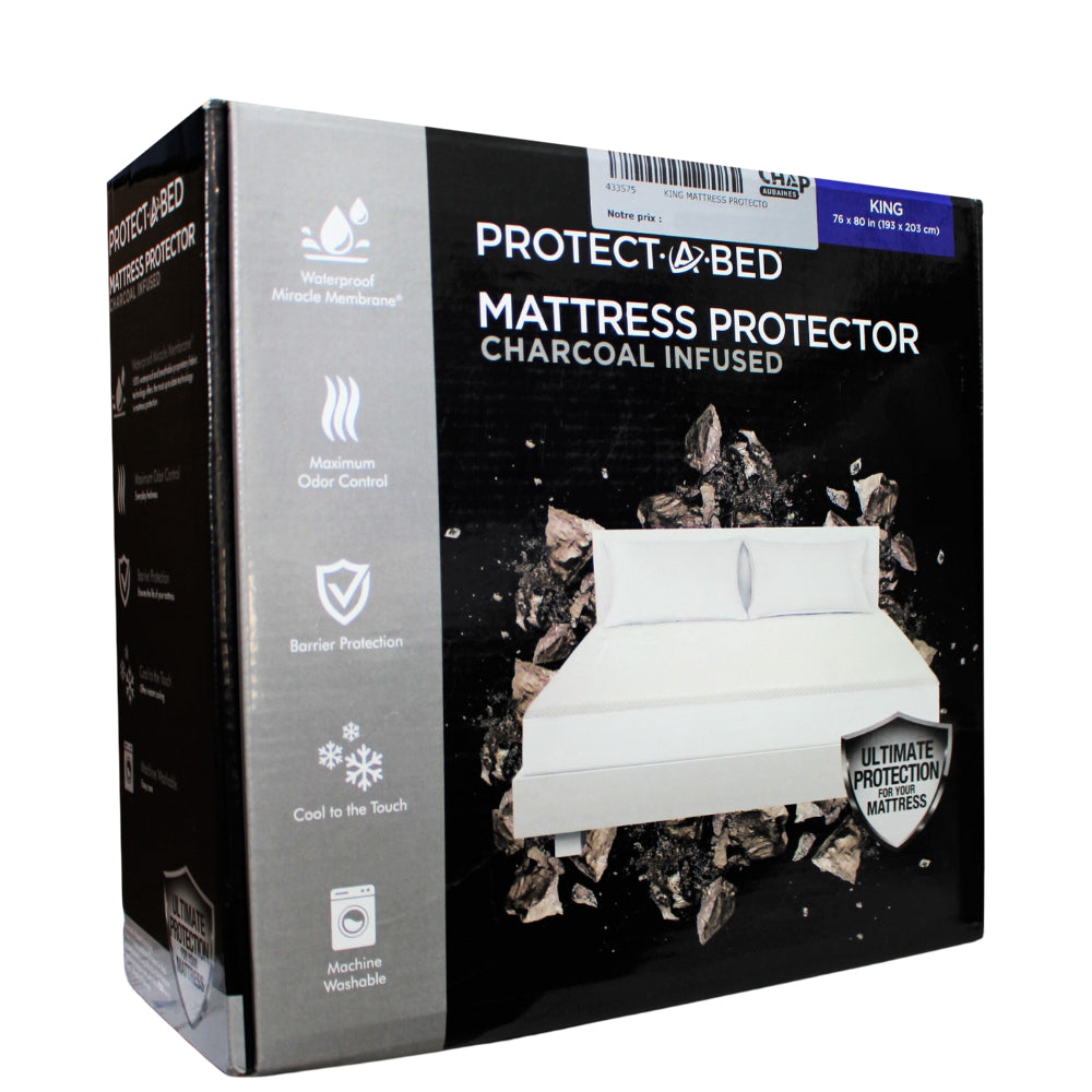 Protect A Bed - Protège-matelas infusé au charbon de bois