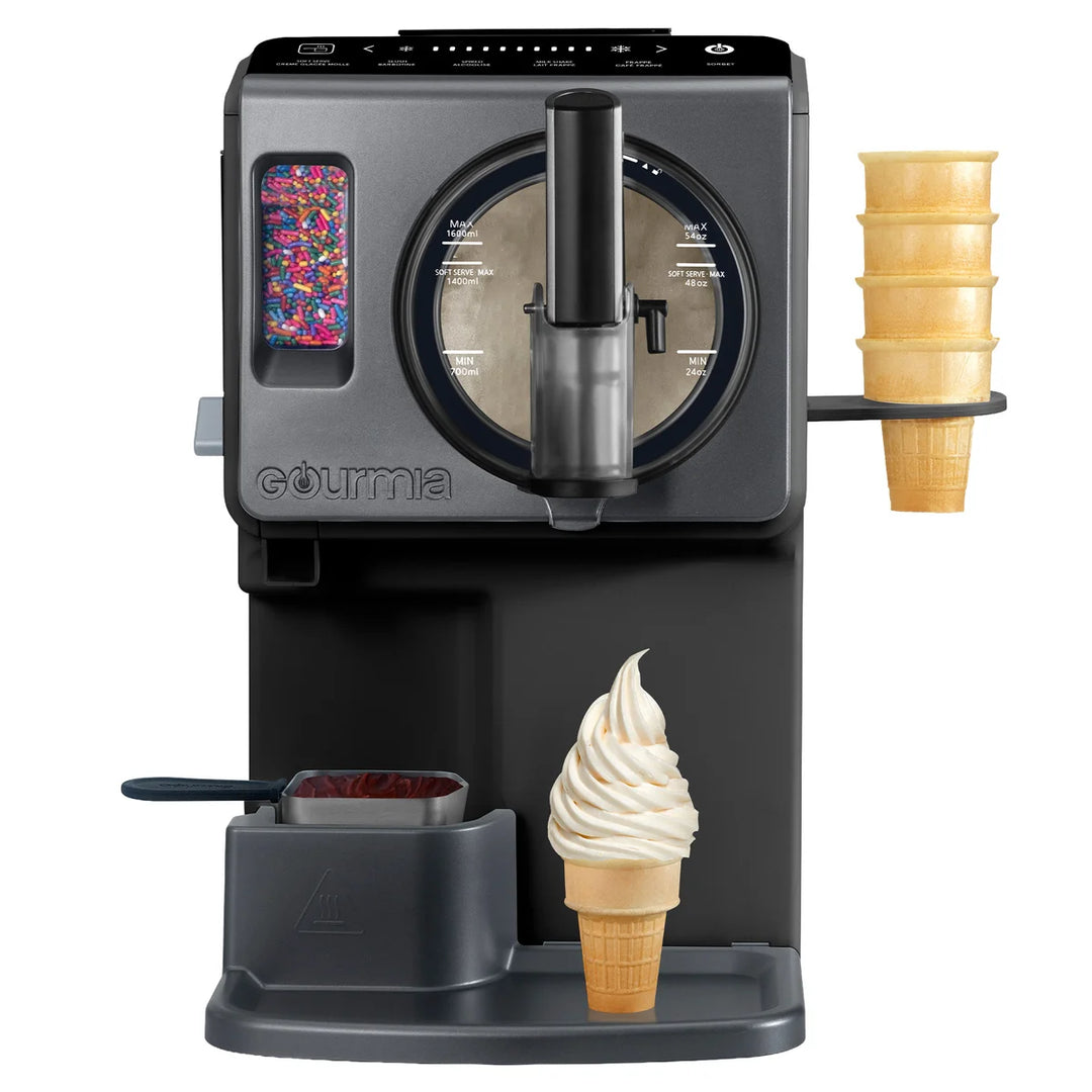 Gourmia - Machine automatique à crème glacée et à boissons glacées, 2 L