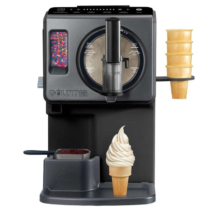 Gourmia - Machine automatique à crème glacée et à boissons glacées, 2 L