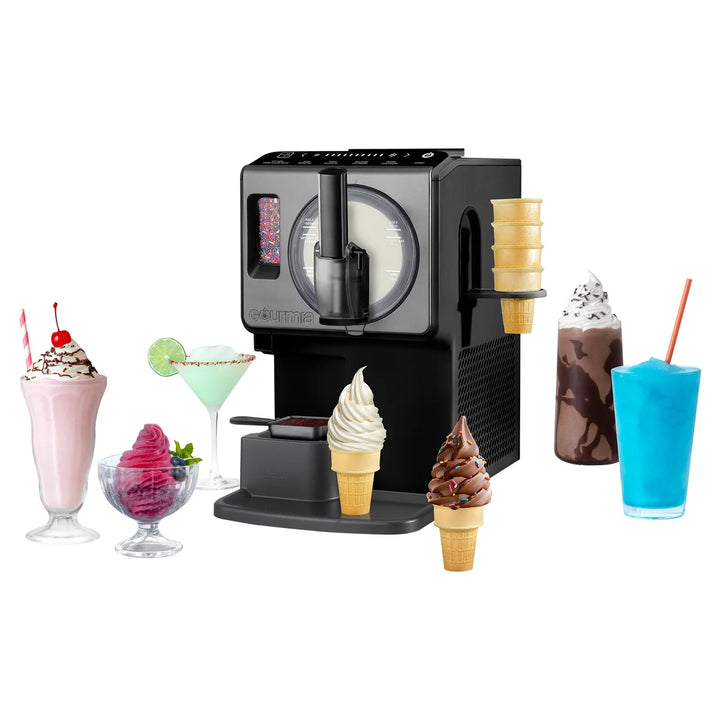 Gourmia - Machine automatique à crème glacée et à boissons glacées, 2 L