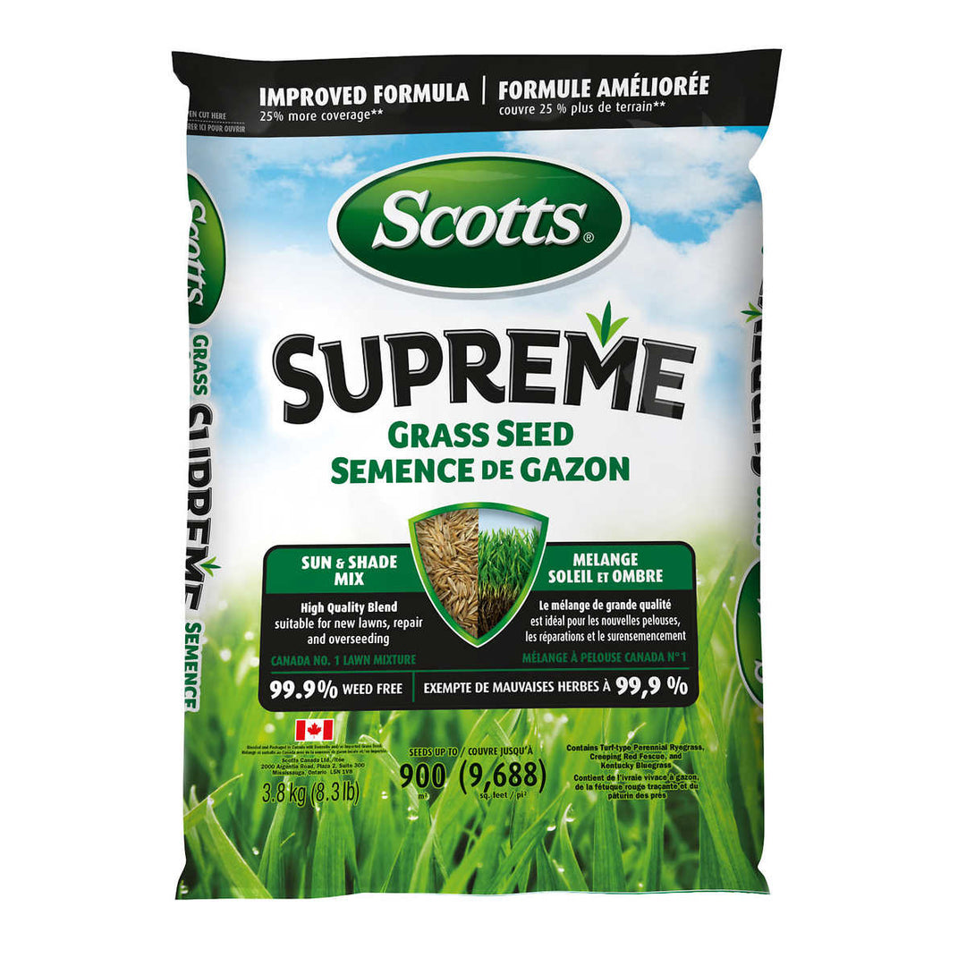 Scotts Supreme Grass Seed - 3.8 kg