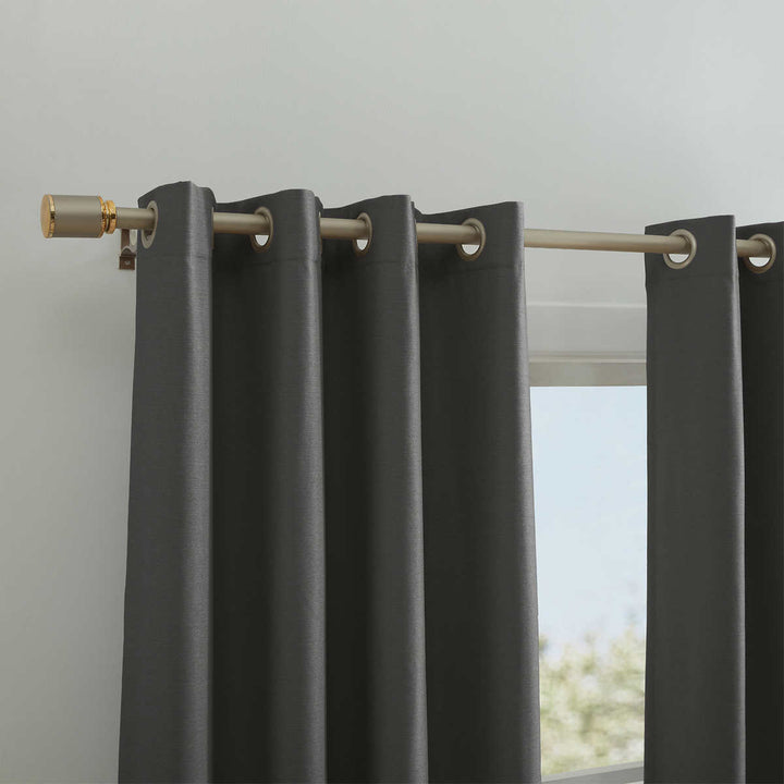 Silk Home Bon Luxe Varsity Collection 2-Piece Blackout Curtain Panel Set