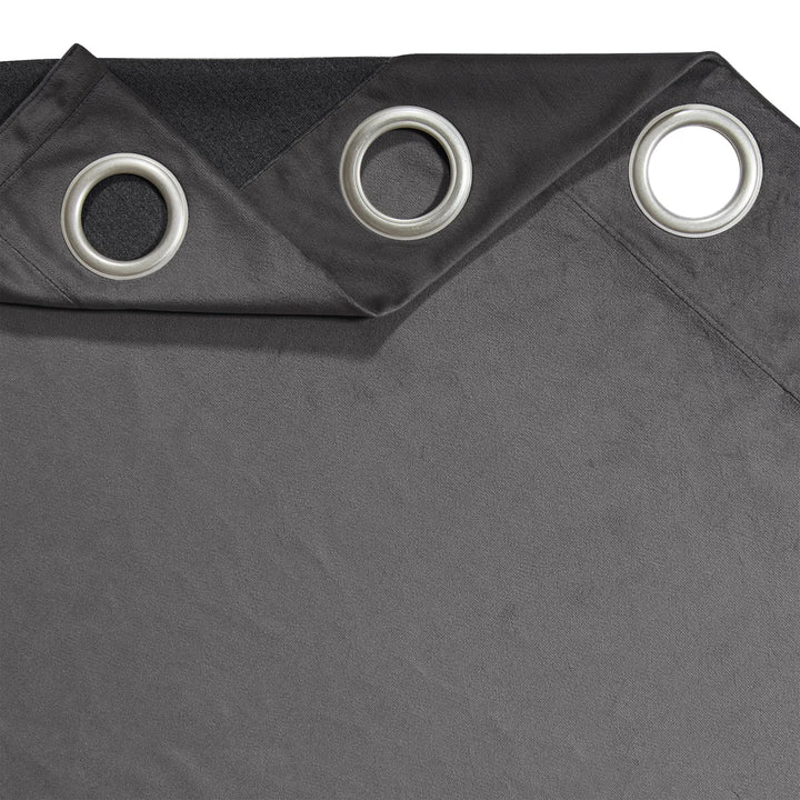 Sun & BLK - Panneau de rideau occultant Velvet Collection, 2 panneaux
