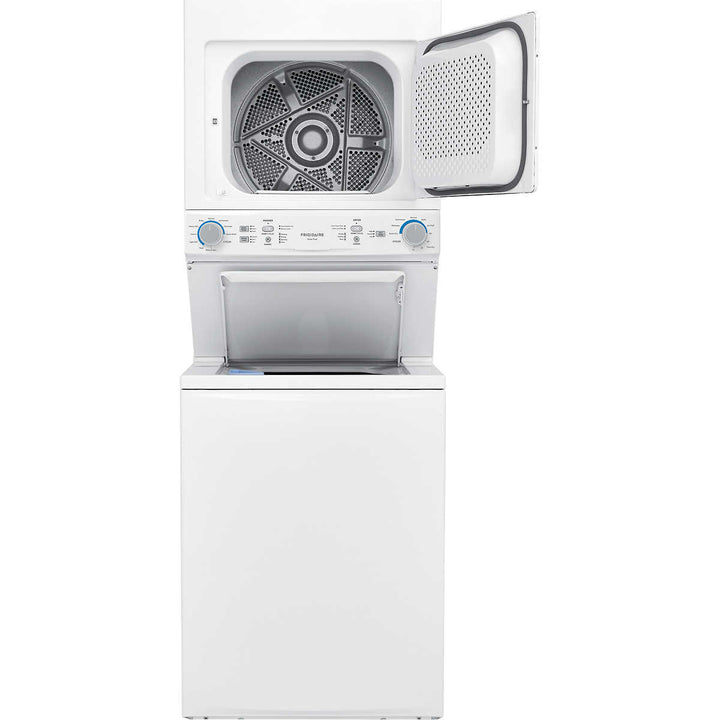 Frigidaire - 4.5 cu ft Washer and 5.5 cu ft Dryer Stacked Set