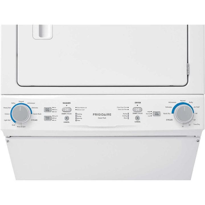 Frigidaire - 4.5 cu ft Washer and 5.5 cu ft Dryer Stacked Set