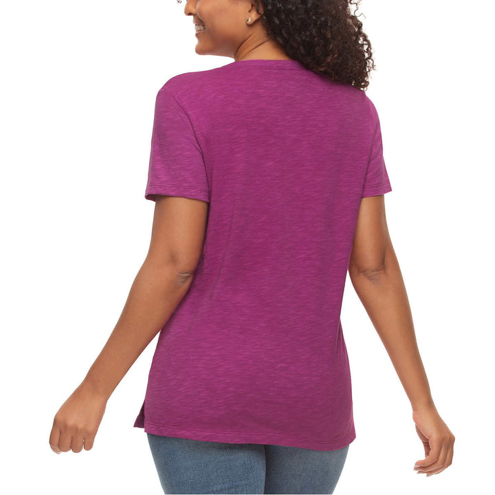 Black Bow - Short Sleeve Slub Shirt