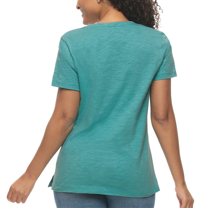 Black Bow - Short Sleeve Slub Shirt