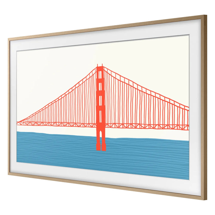 Samsung - Frame for Samsung 55 in TV (The Frame TV), Modern