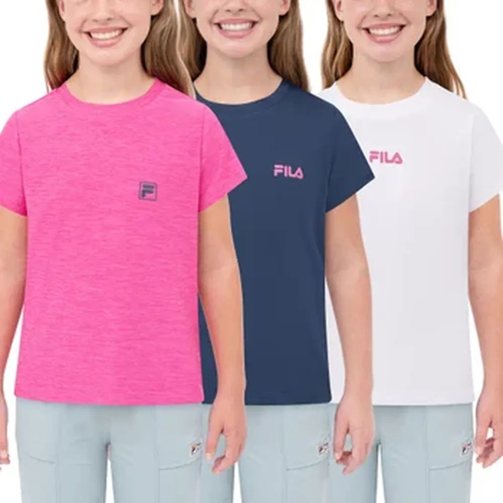 Fila - Chandail manches courtes, paquet de 3