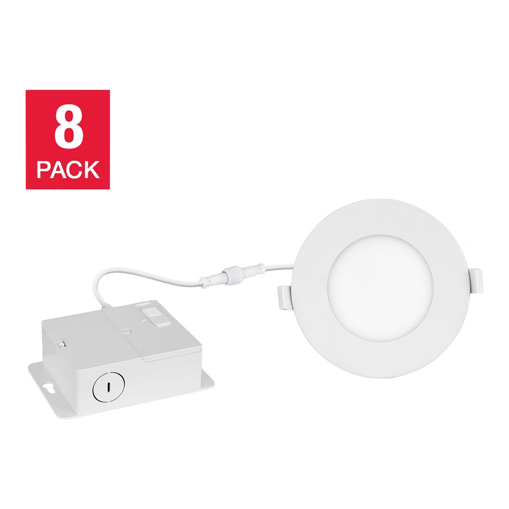Luminus - Set of 8 Recessed Panels 4 in, 5CCT