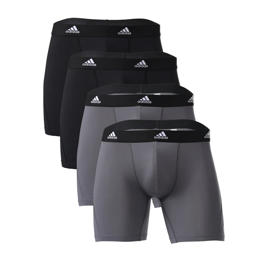 Adidas - Active Micro Flex Fitted Boxers, Pack of 4