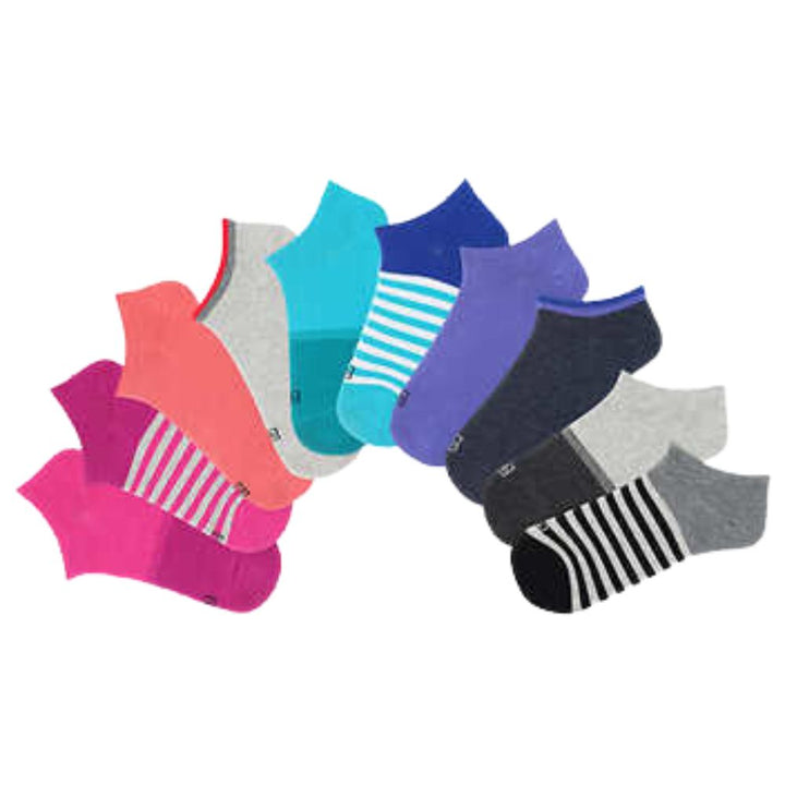 K.Bell - Chaussettes à base invisible, paquet de 10 paires pour femmes