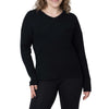 ELLE - Long Sleeve V-Neck Sweater