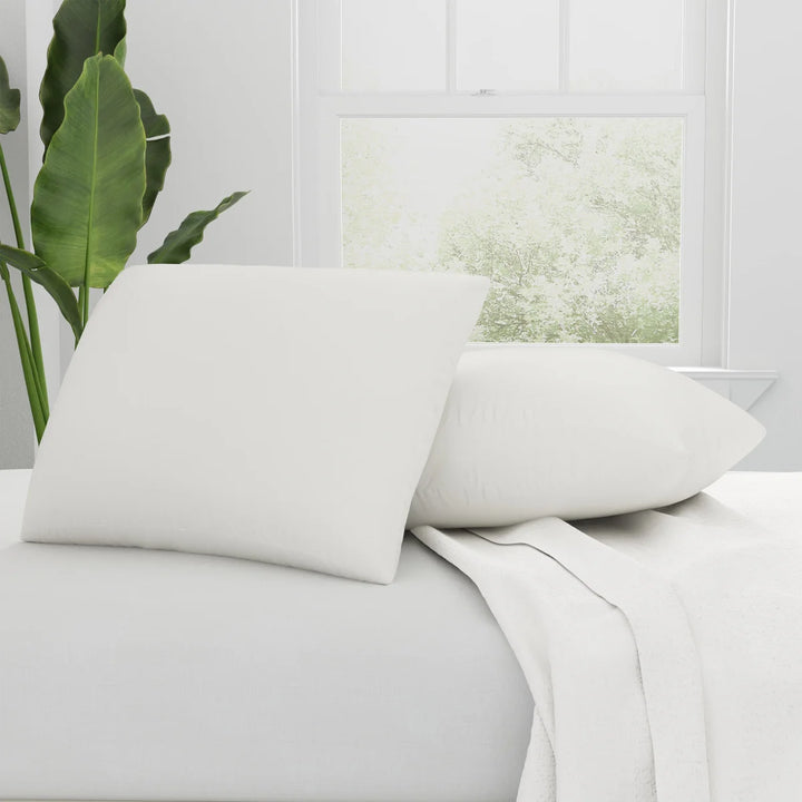 Sealy Pillow with Organic Cotton Cover - 2-Pack
