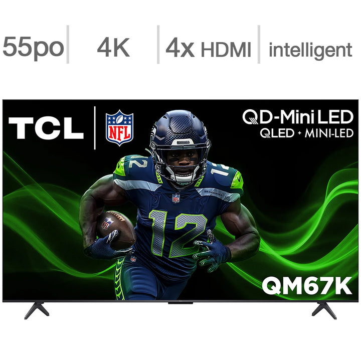 TCL 55-Class QM67K Series 4K UHD QD-Mini LED TV