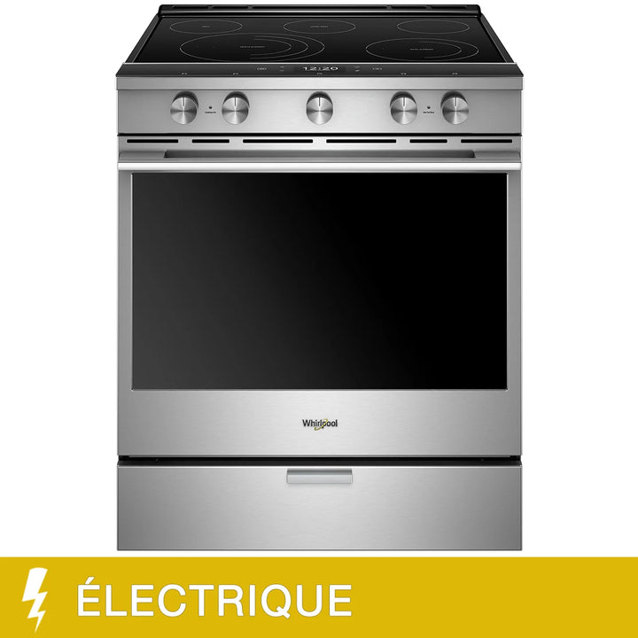 Whirlpool - 30" Electric Range, 6.4 cu ft