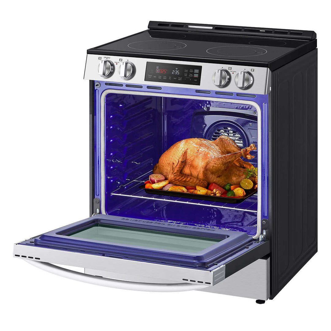 LG - 30" Built-In Convection Range with 6.3 cu. ft. Electric Fan