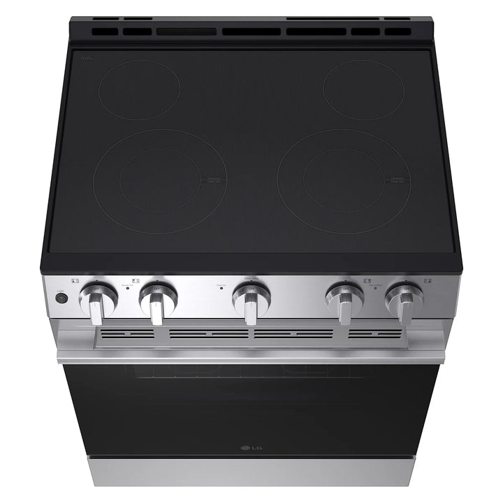 LG - 30 in. slide-in electric range with 6.3 cu. ft.