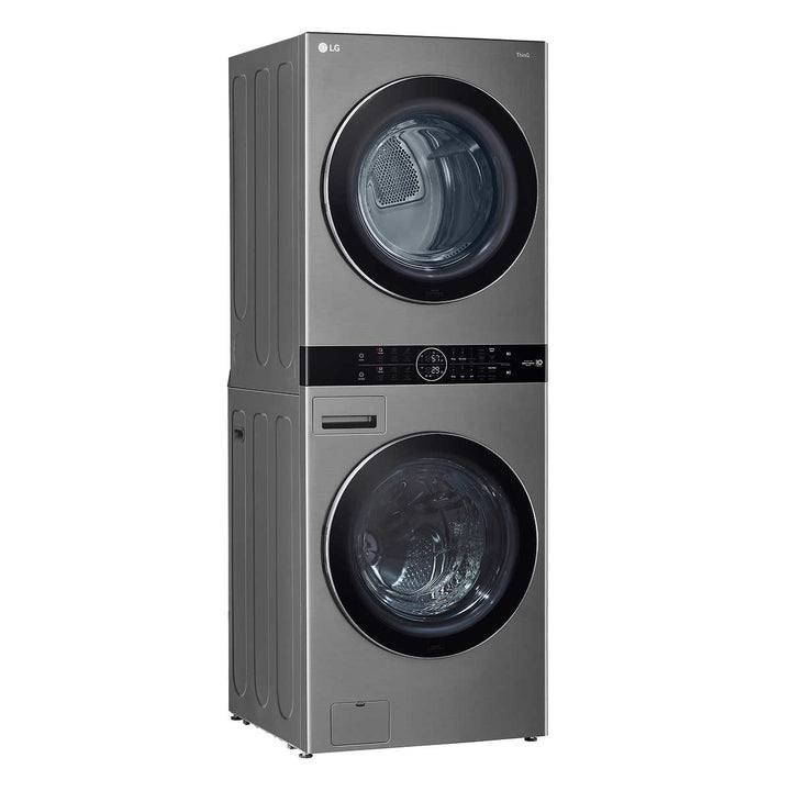 LG - Single Unit WashTower Washer 5.2 cu ft, Dryer 7.4 cu ft