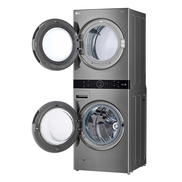 LG - Single Unit WashTower Washer 5.2 cu ft, Dryer 7.4 cu ft