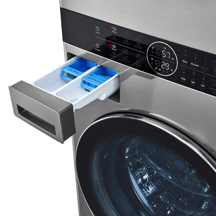 LG - Single Unit WashTower Washer 5.2 cu ft, Dryer 7.4 cu ft