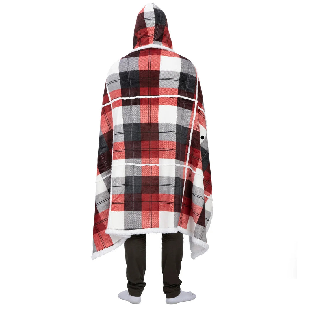 Life Comfort Sherpa Hooded Throw