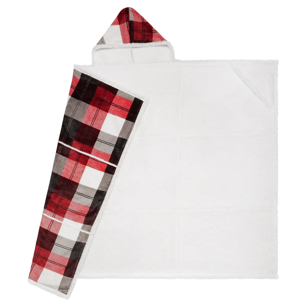 Life Comfort Sherpa Hooded Throw