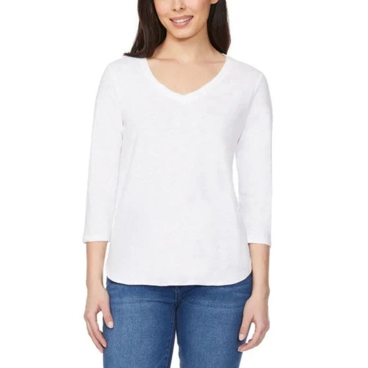 Kirkland Signature - iconic slub shirt with three-quarter sleeves