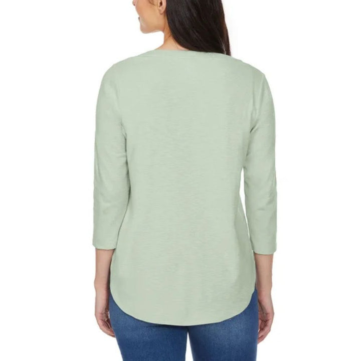 Kirkland Signature - iconic slub shirt with three-quarter sleeves