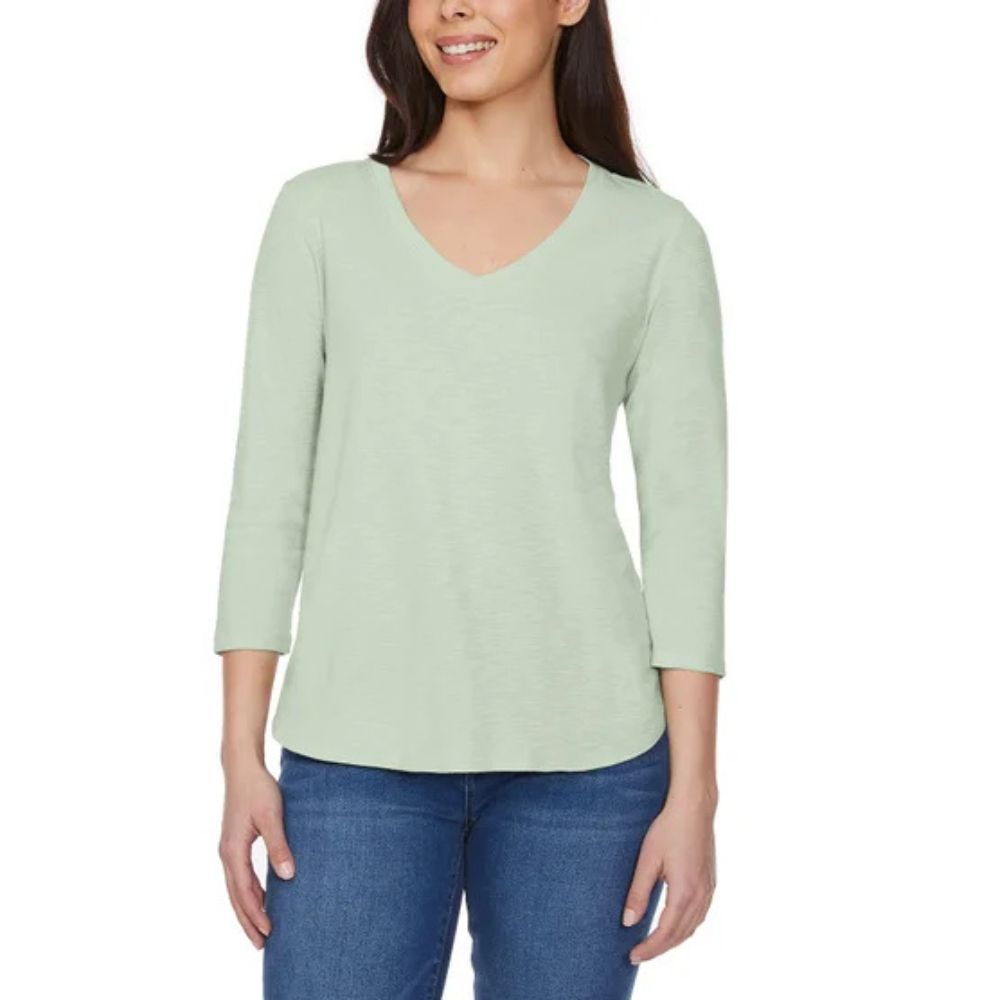 Kirkland Signature - iconic slub shirt with three-quarter sleeves