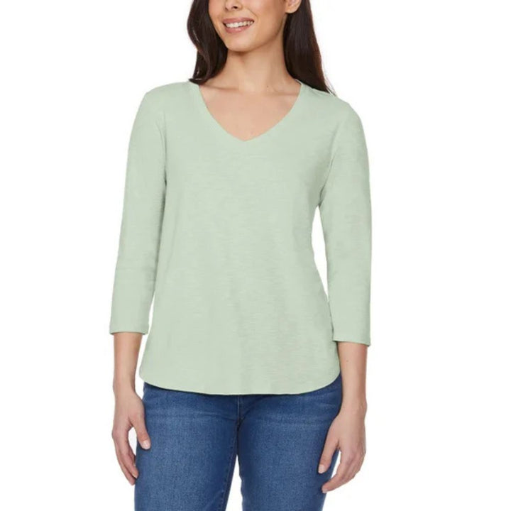 Kirkland Signature - iconic slub shirt with three-quarter sleeves
