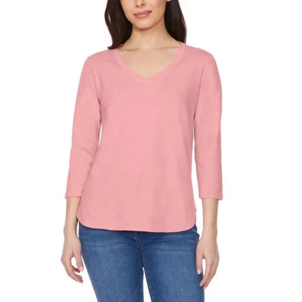 Kirkland Signature - iconic slub shirt with three-quarter sleeves
