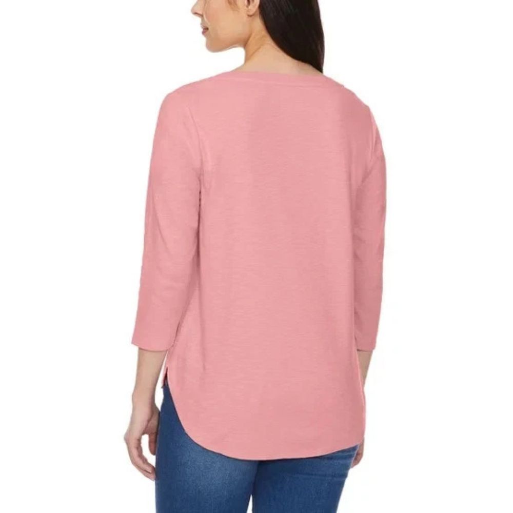Kirkland Signature - iconic slub shirt with three-quarter sleeves