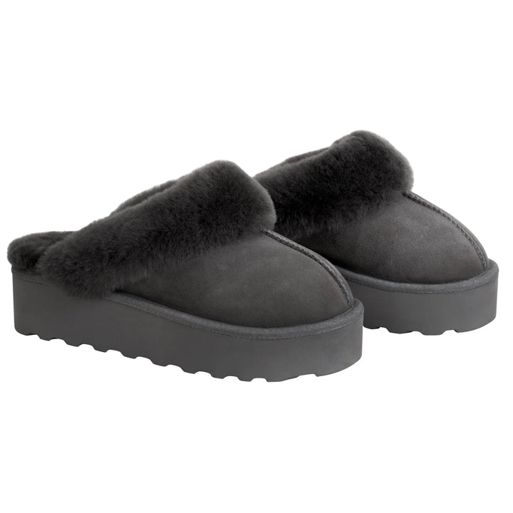 Kirkland Signature - Sheepskin Platform Slippers