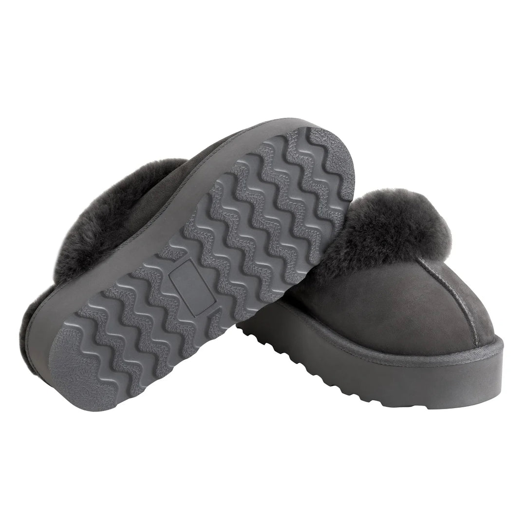 Kirkland Signature - Sheepskin Platform Slippers
