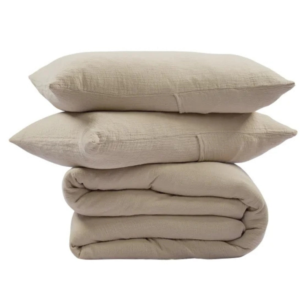 House & Home par Lynda Reeves - Ensemble housse de couette en mousseline
