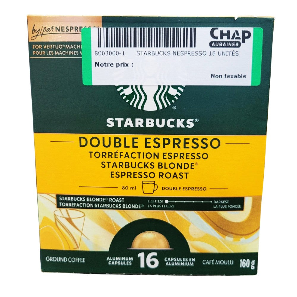 Starbucks - Capsules de café Vertuo Line par Nespresso