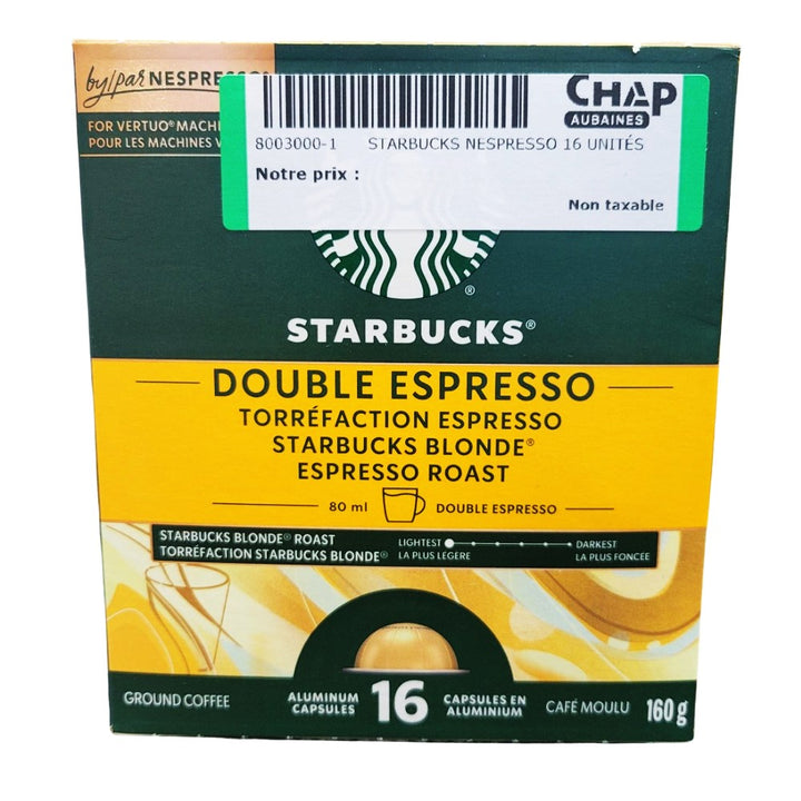 Starbucks - Capsules de café Vertuo Line par Nespresso