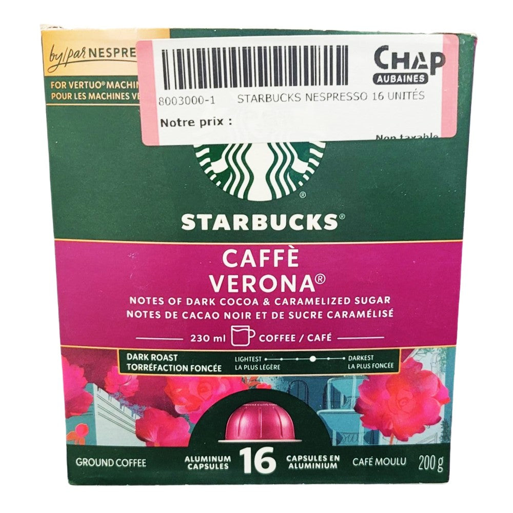 Starbucks - Capsules de café Vertuo Line par Nespresso
