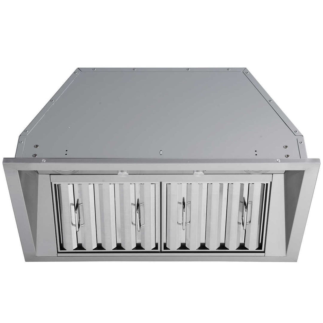 Ancona - Stainless steel ducted range hood, 600 CFM maximum