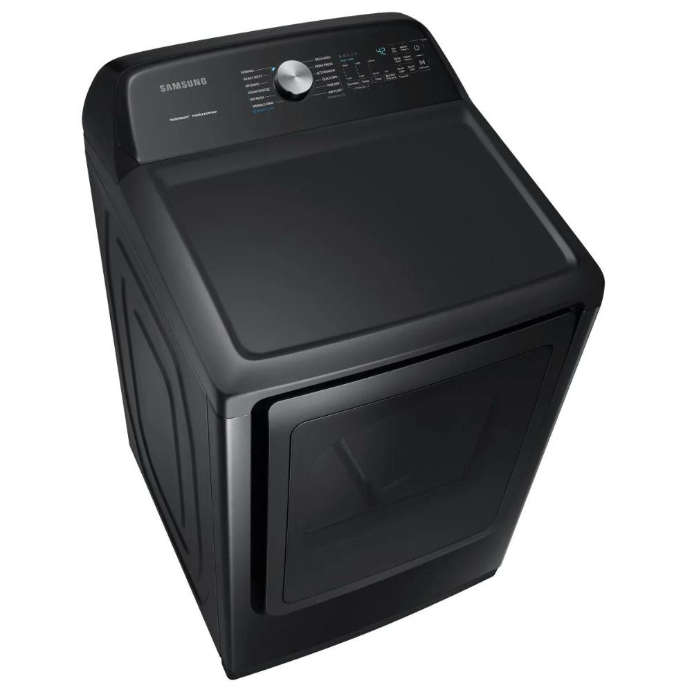 Samsung - Black Stainless Steel Electric Dryer