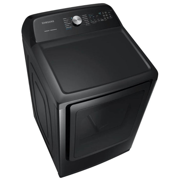 Samsung - Black Stainless Steel Electric Dryer