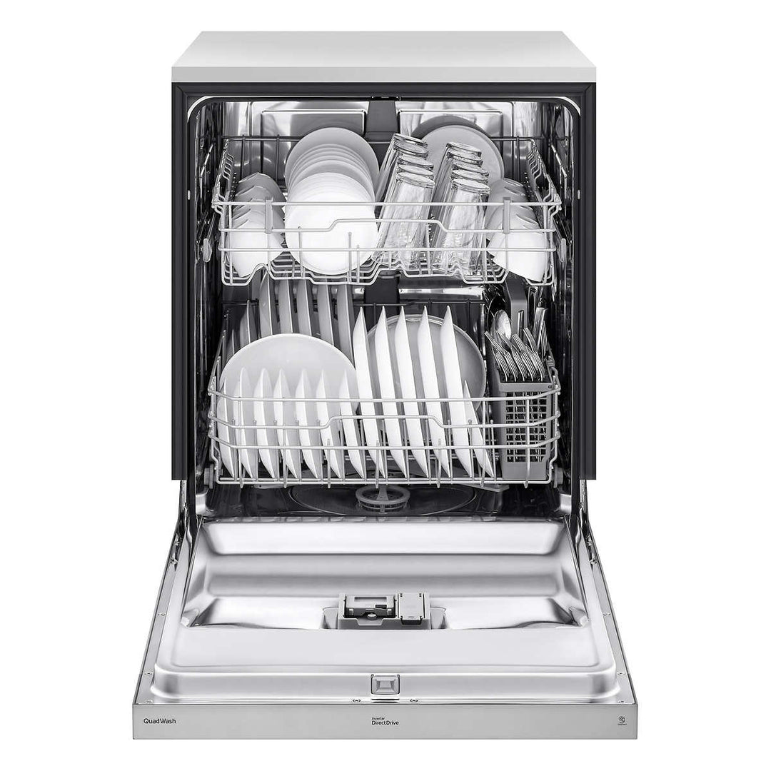 LG - 24 in Front Control Dishwasher