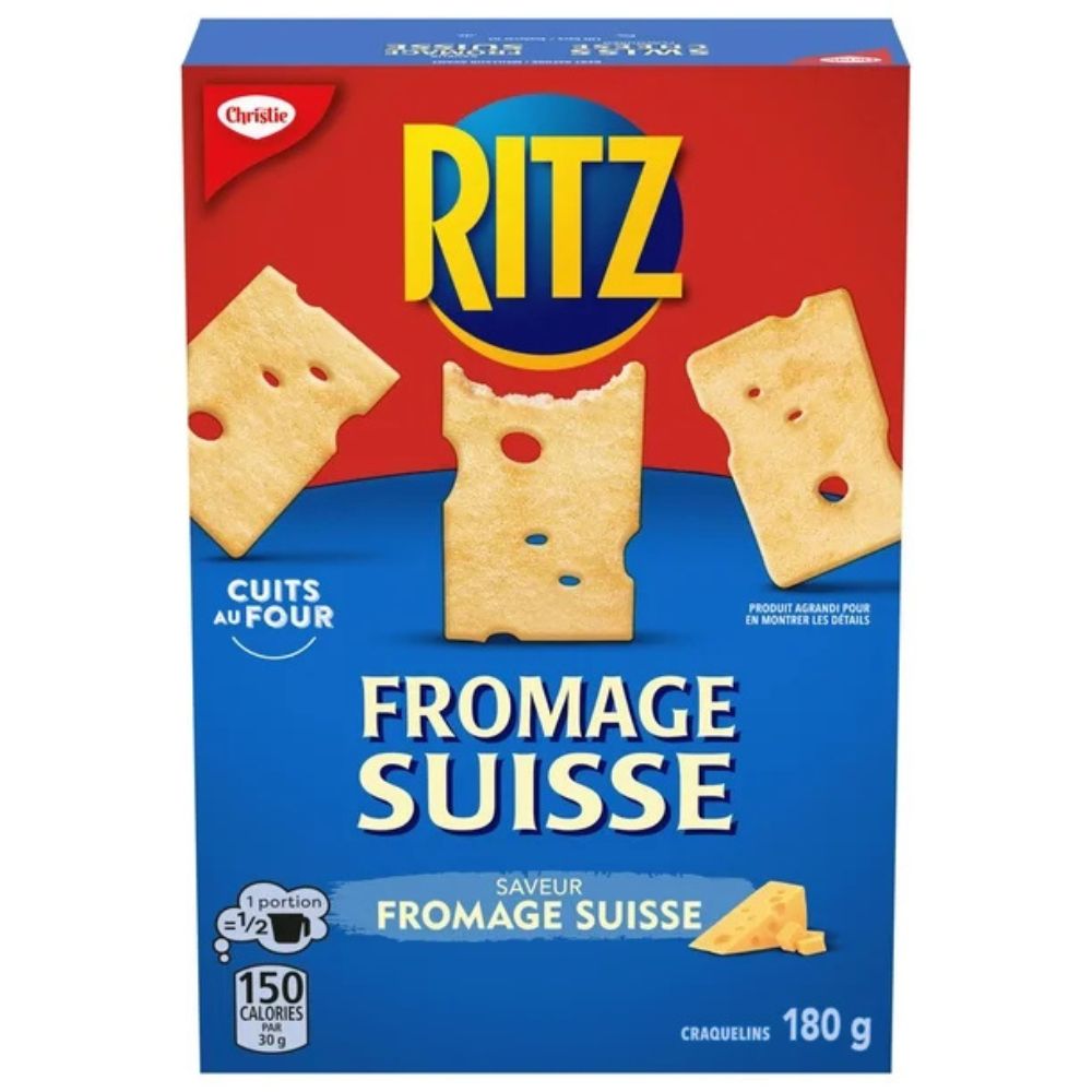 Christie - Craquelins au fromage suisse RITZ, 180 g