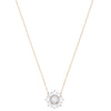 Swarovski - Pendentif Soleil, Blanc, Plaqué or rose, 5492264