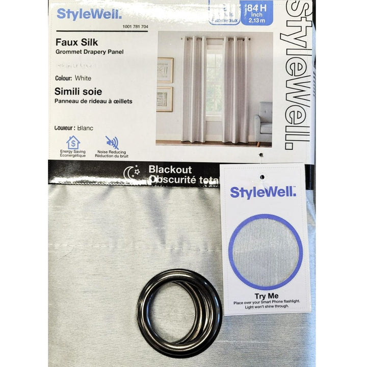 StyleWell Total Blackout Curtain Panel Set