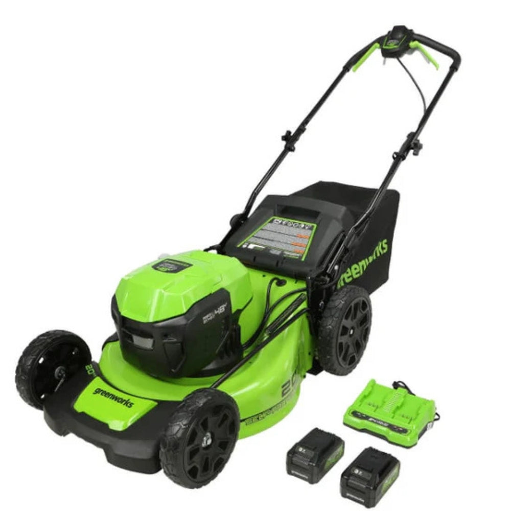 Greenworks - Tondeuse autotractée sans balais 48 V (24 V x 2) de 51 cm (20 po)