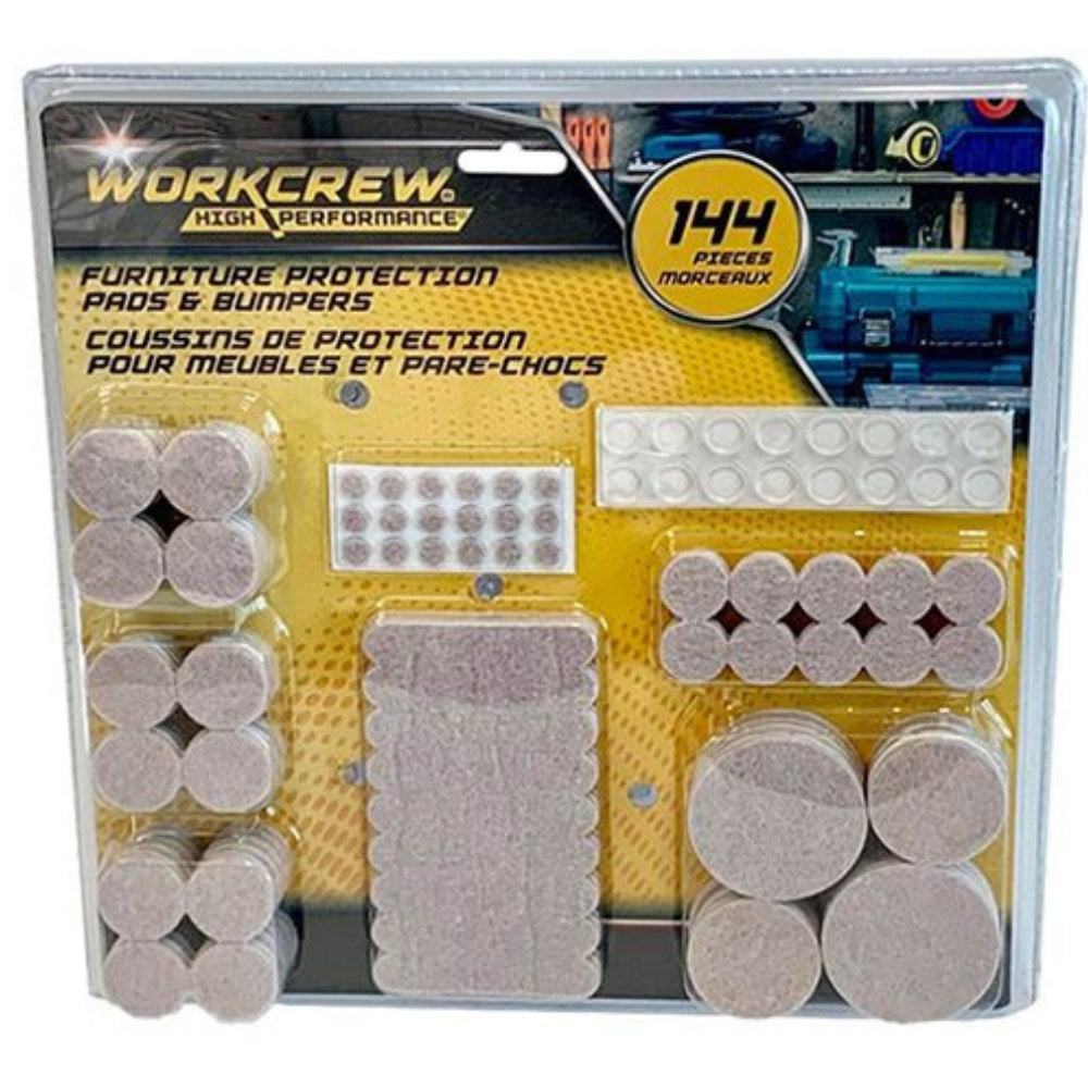 WorkCrew - Ensemble de coussins de protection pour meubles, 144 morceaux