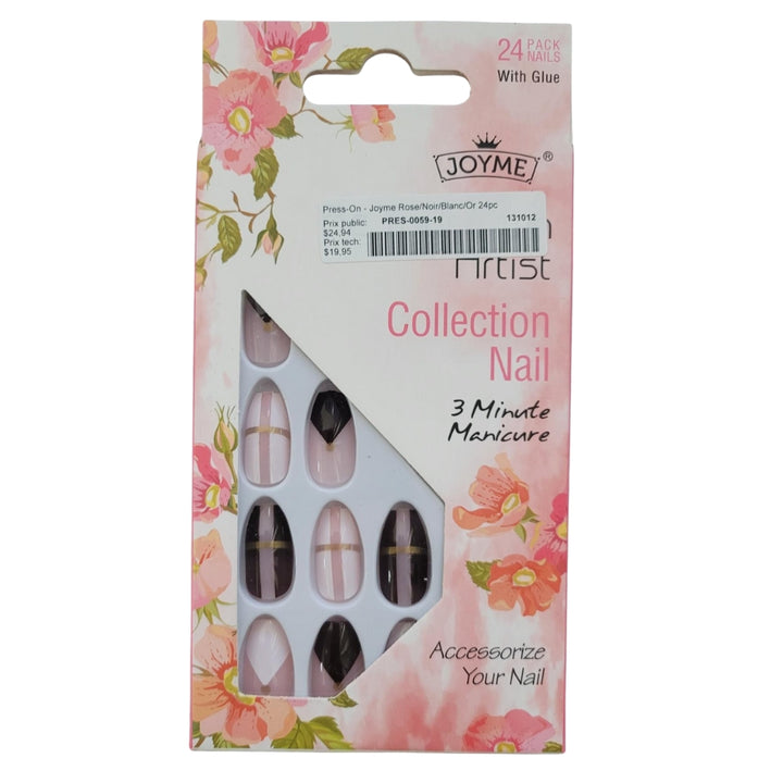 Joyme - Press-On Nails, 24 Pieces